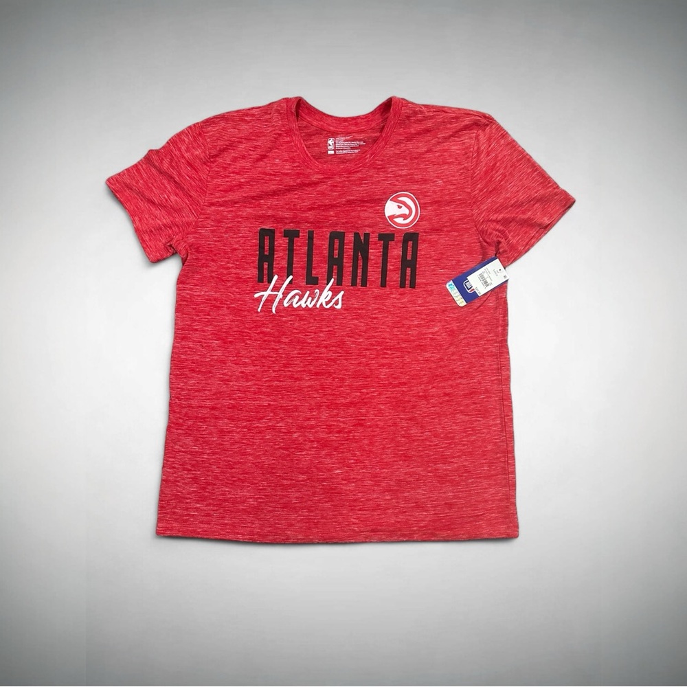 Atlanta Hawks T-Shirt Mens L Red NBA Feelgood Tee Logo
